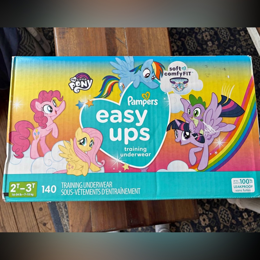 Pampers Easy Ups My Little Pony Training Underwear Size 2-3T